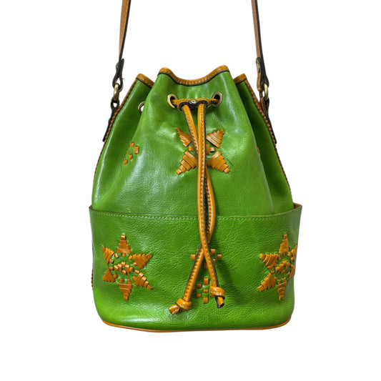 Crossbody Designer By Patricia Nash In Green, Size:Large