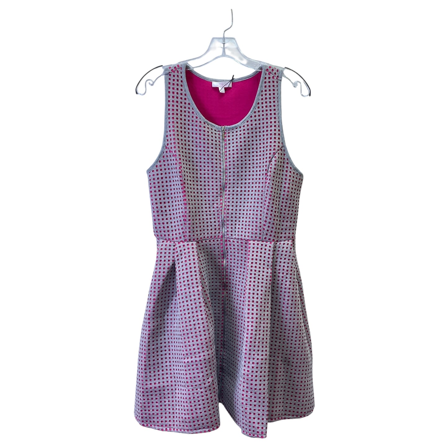 Dress Party Short By R + J In Grey & Pink, Size:L