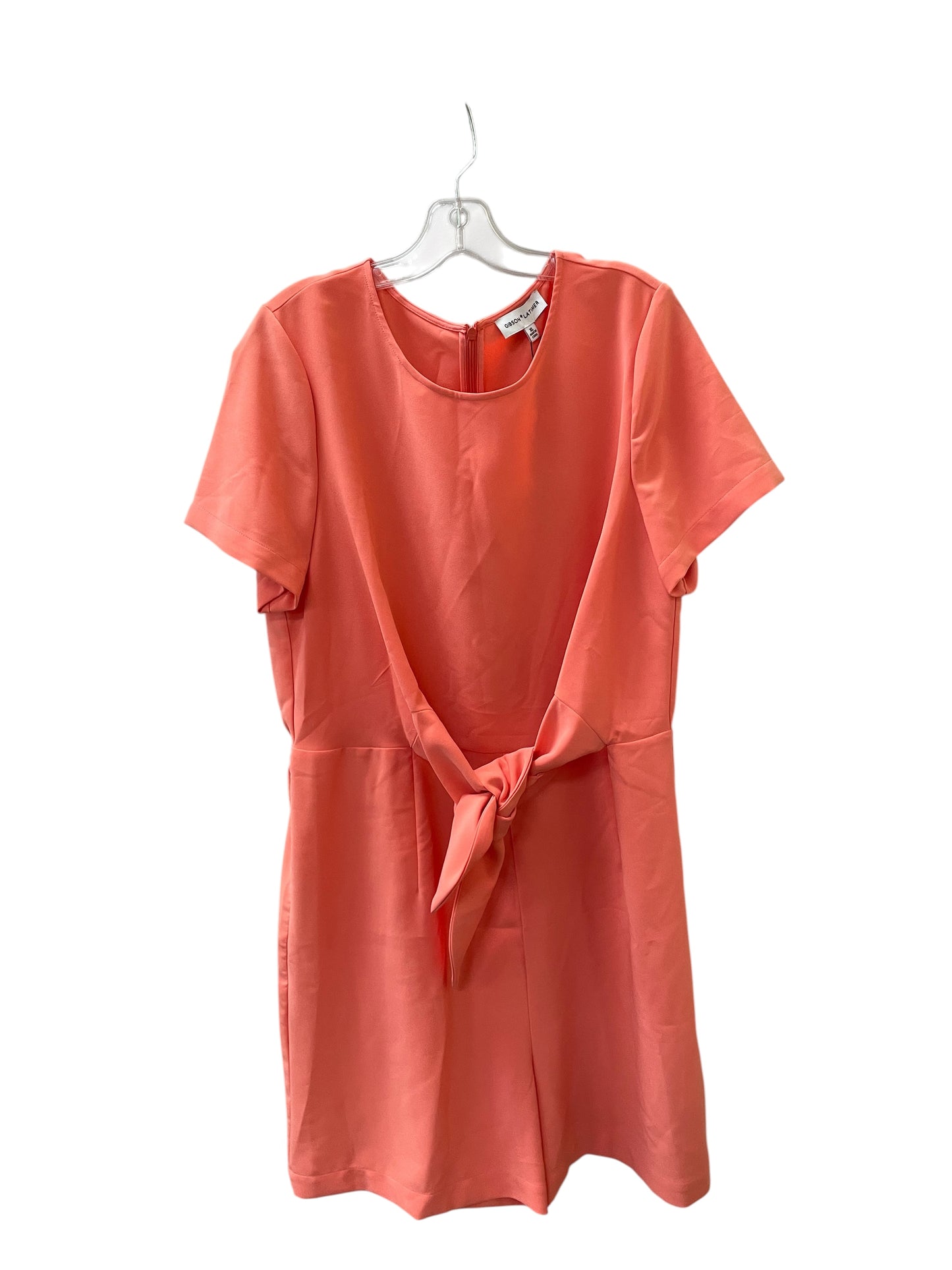 Romper By Gibson And Latimer In Coral, Size:Xl