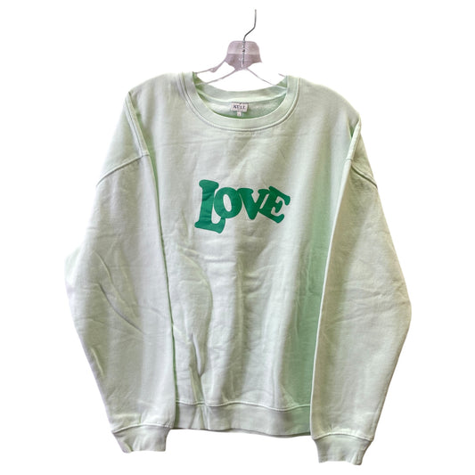 ATHLETIC SWEATSHIRT CREWNECK by KULE in GREEN, Size:L