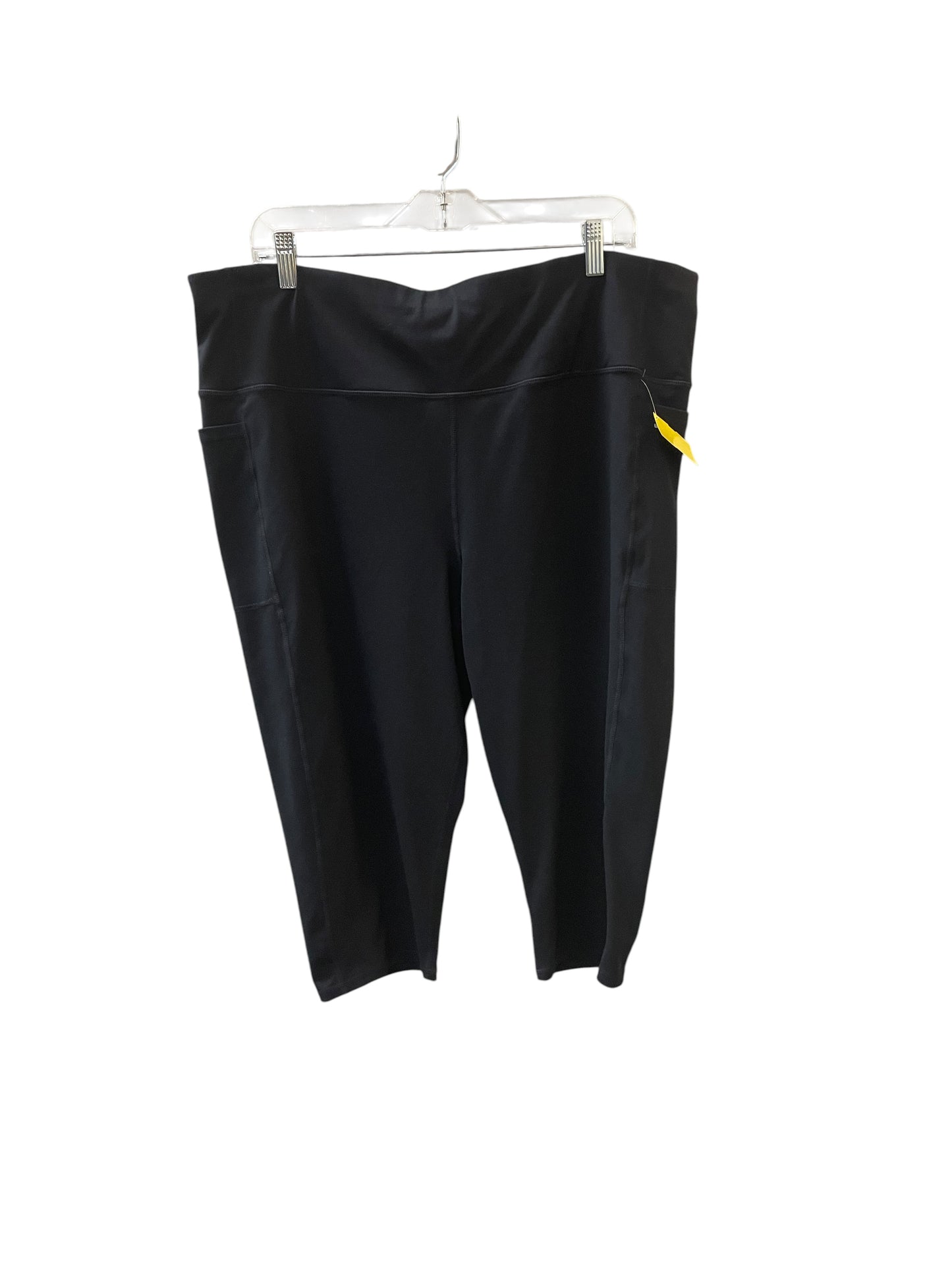 Athletic Leggings By Skechers In Black, Size:3X