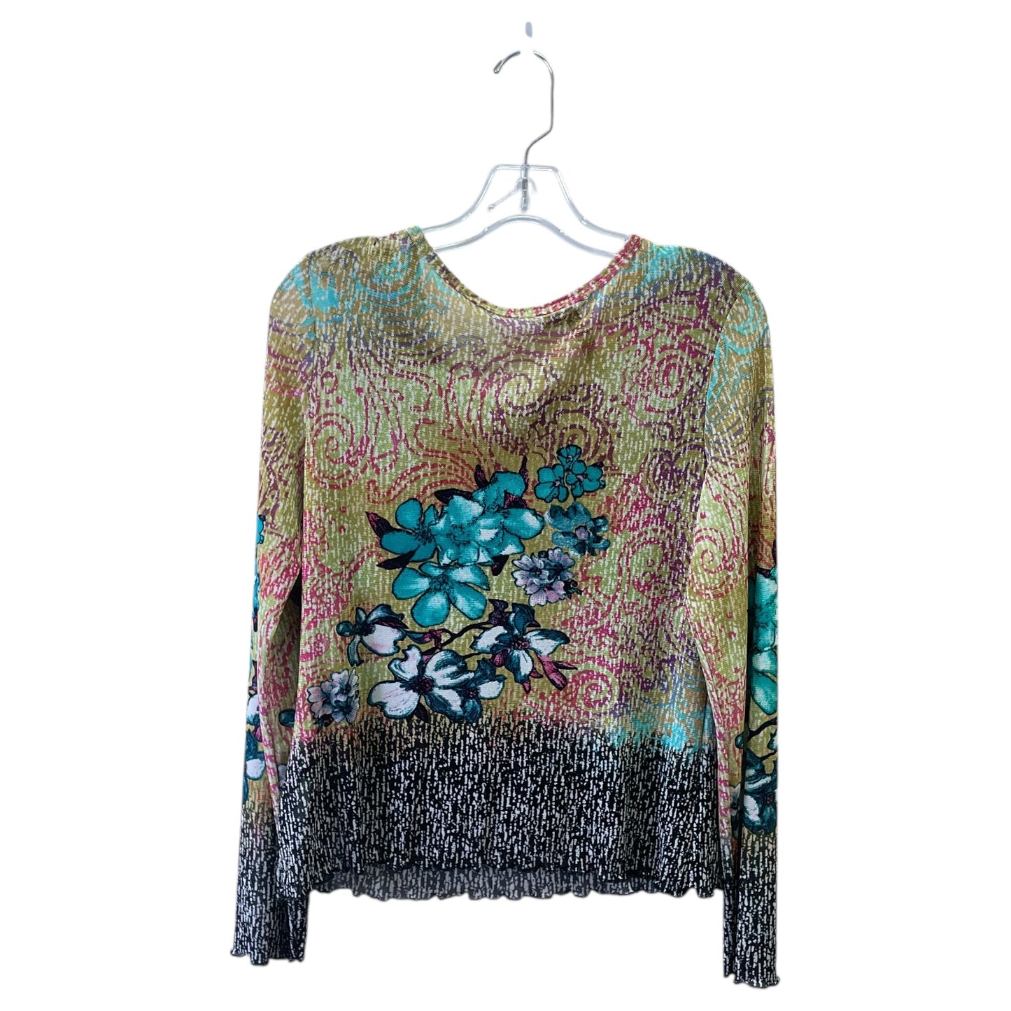 Top Ls By A.Z.I In Gold & Grey, Size:Xl