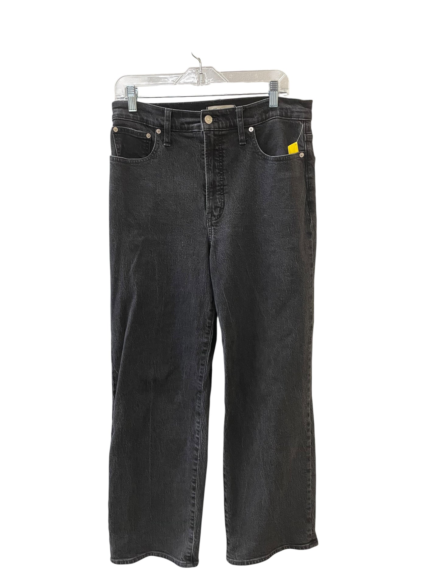 Jeans Flared By Madewell In Black, Size:8