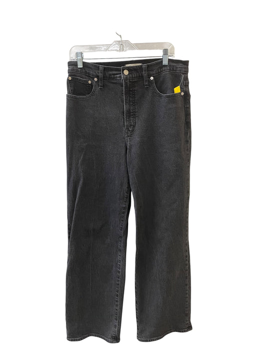 Jeans Flared By Madewell In Black, Size:8