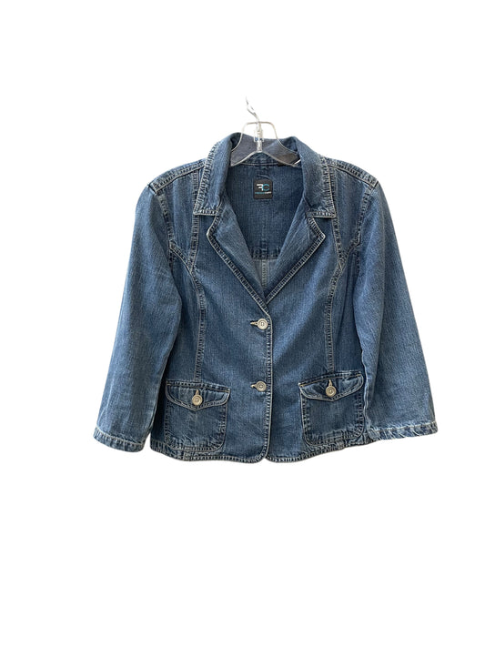 Jacket Denim By French Cuff In Blue Denim, Size:M