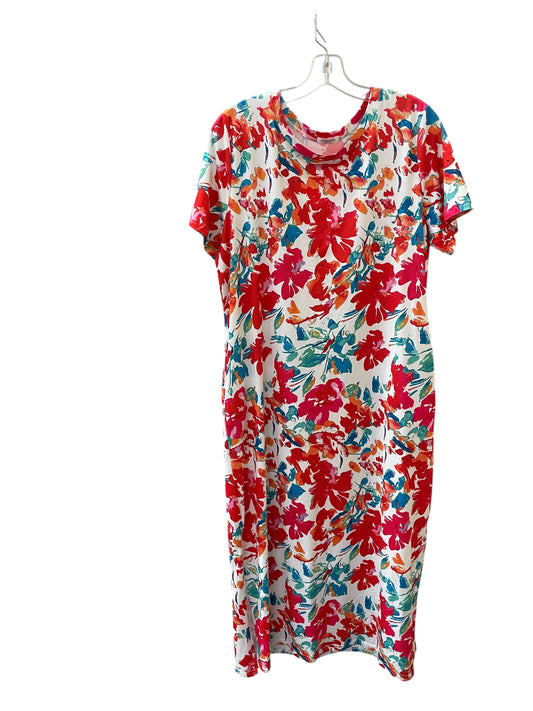 Dress Casual Maxi By Naggoo In Floral Print, Size:L
