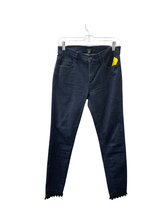 Jeans Skinny By Ann Taylor In Blue Denim, Size:4