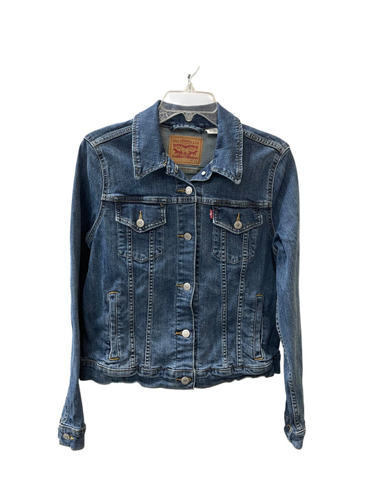Jacket Denim By Levis In Blue, Size:Xl