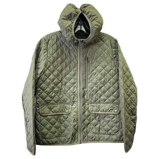 Coat Puffer & Quilted By J. Crew In Green, Size:M