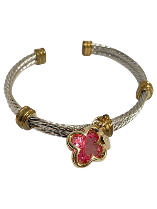 Bracelet Bangle By Cma In Pink & Silver