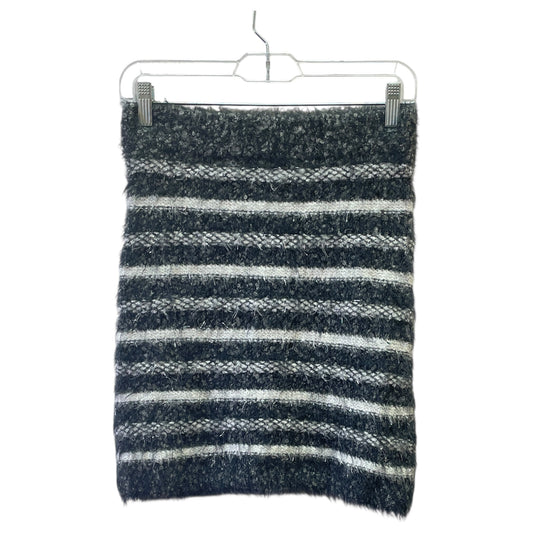 Skirt Mini & Short By Zara In Grey & White, Size:S