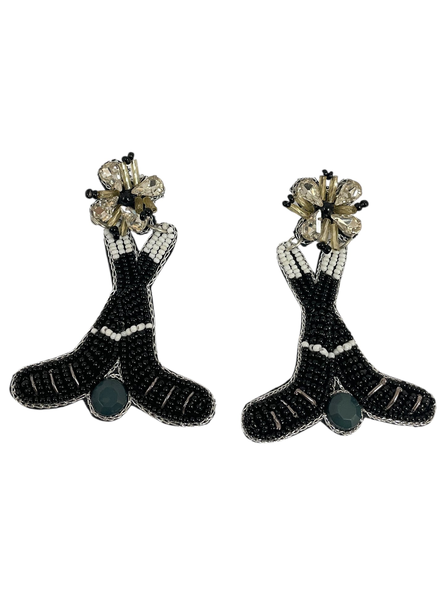 Earrings Statement By Cmf In Black