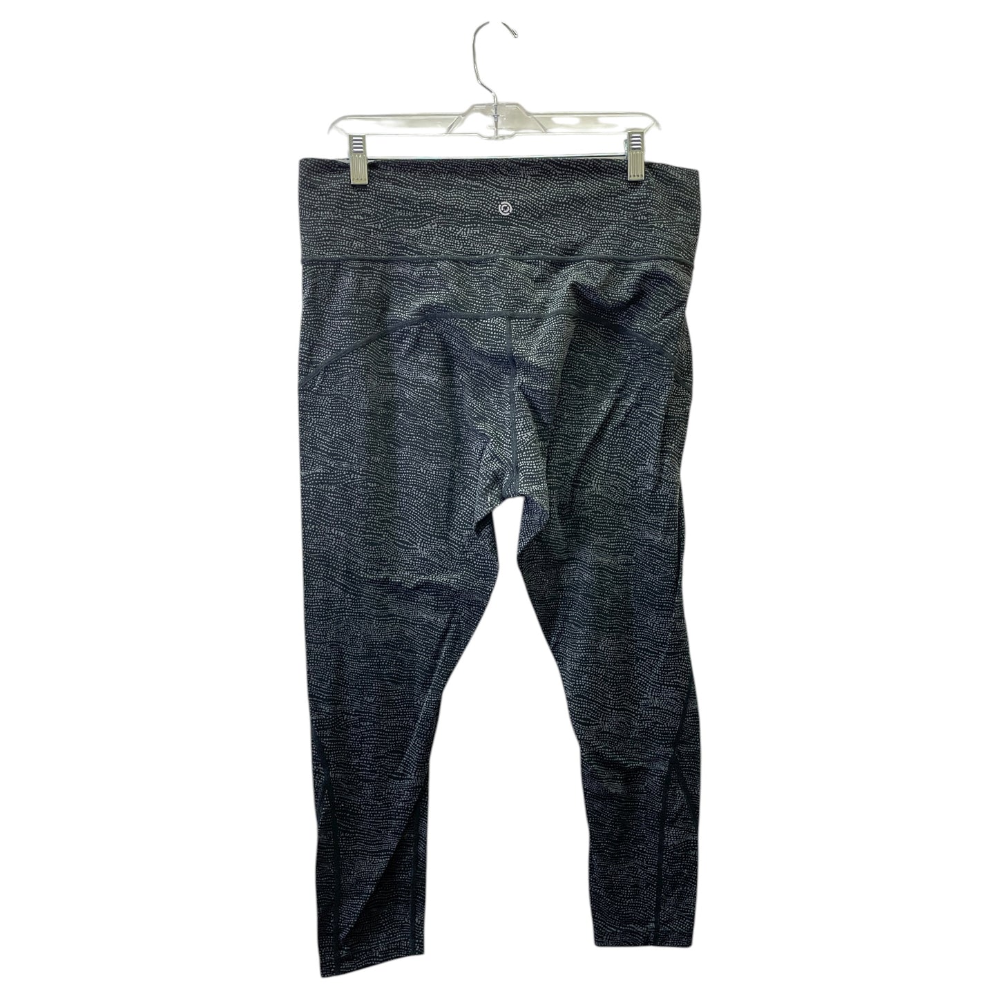 Athletic Leggings By COREIO In Black & Grey, Size:Xl