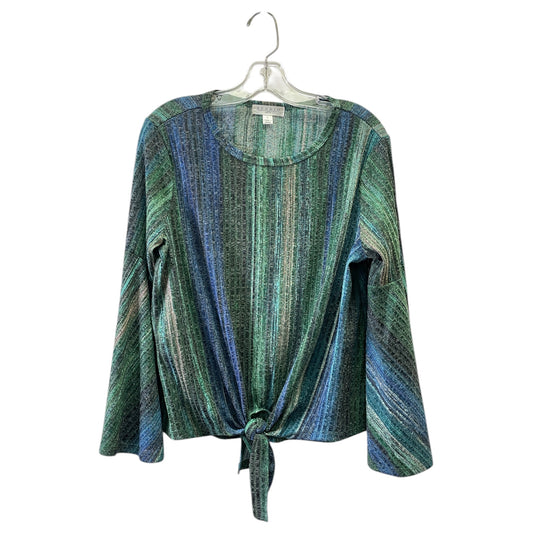 Top Ls By Studio In Blue & Green, Size:L