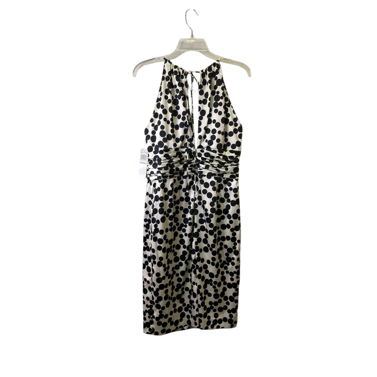 Dress Casual Midi By Maggy London In Black & White, Size:12