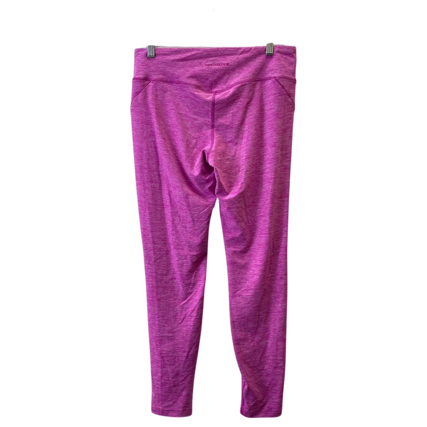 Athletic Leggings By New Balance In Pink, Size:L