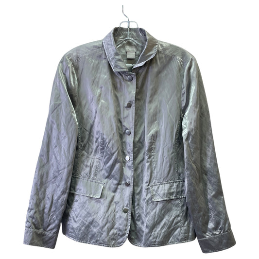 Jacket Other By Chicos In Grey, Size:M