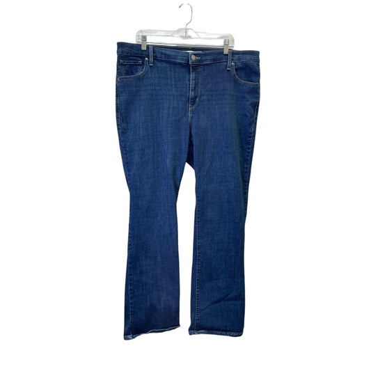 Jeans Boot Cut By Levis In Blue, Size:20