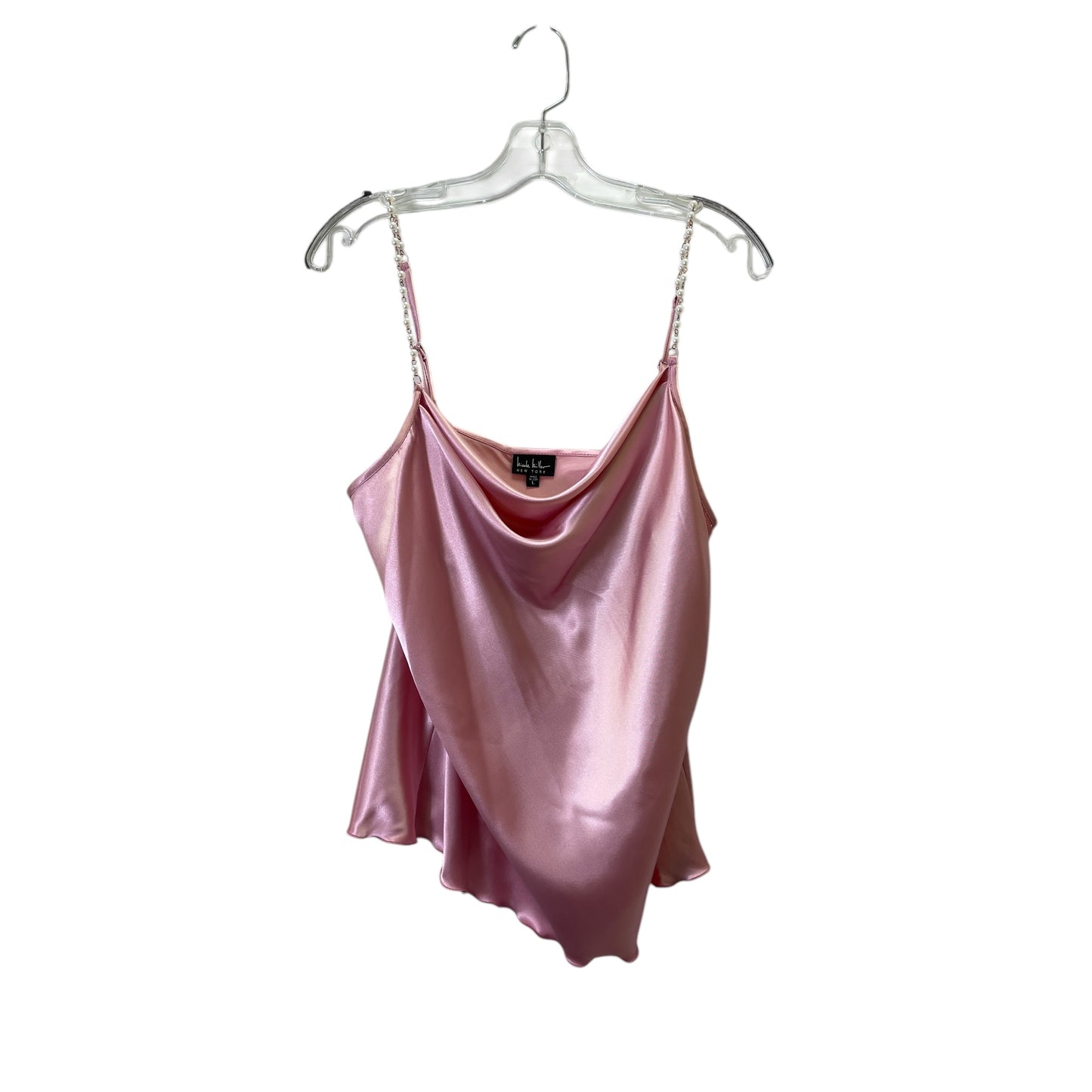 Top Cami By Nicole Miller In Pink, Size:L