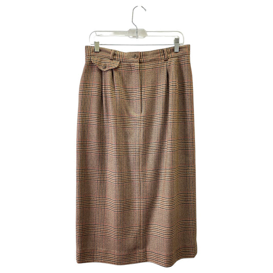 Skirt Maxi By Talbots In Plaid Pattern, Size:14
