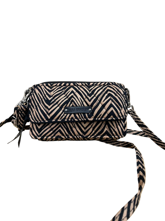 Crossbody By Vera Bradley In Black & Brown, Size:Small