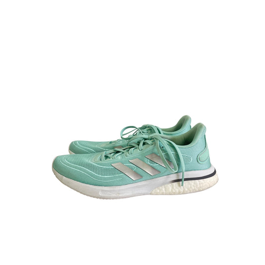 Shoes Athletic By Adidas In Aqua, Size:11