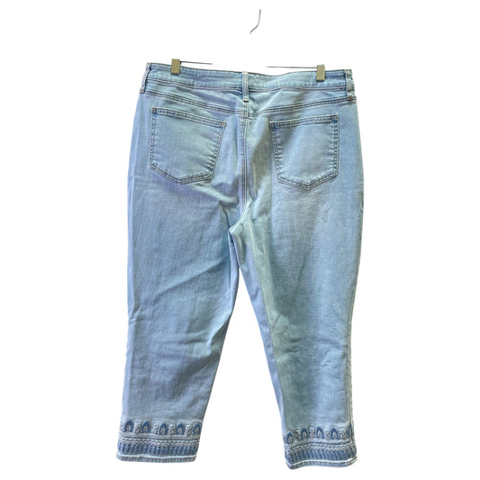 Jeans Boot Cut By Chicos In Blue, Size:14