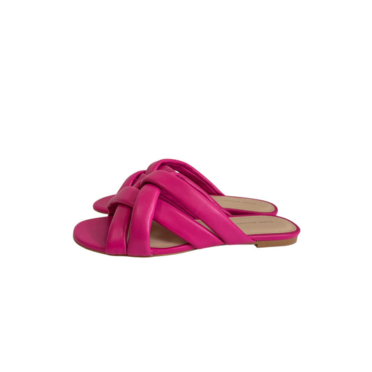 Sandals Designer By Stuart Weitzman In Pink, Size:10