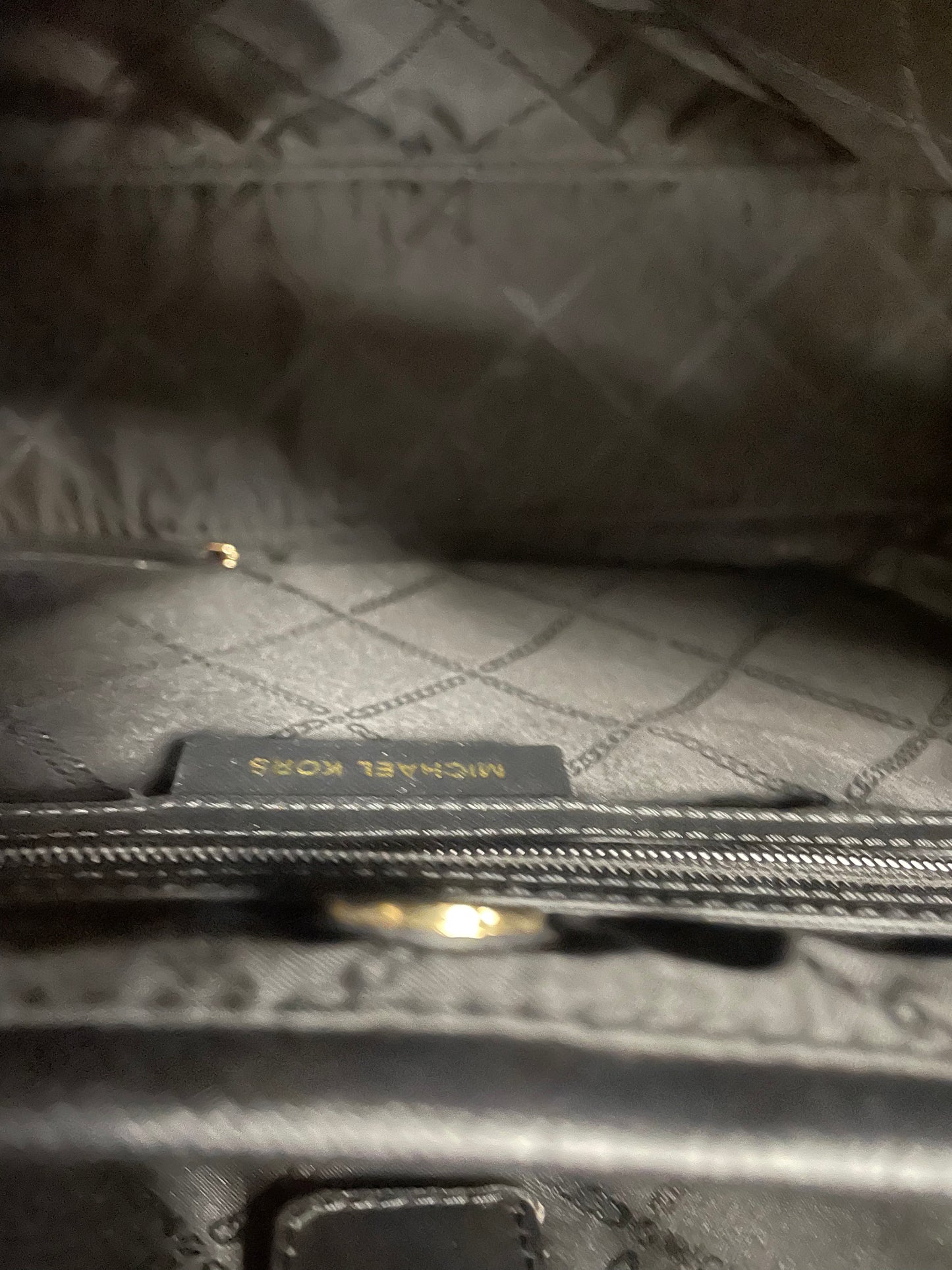 Handbag Designer By Michael Kors In Black, Size:Large