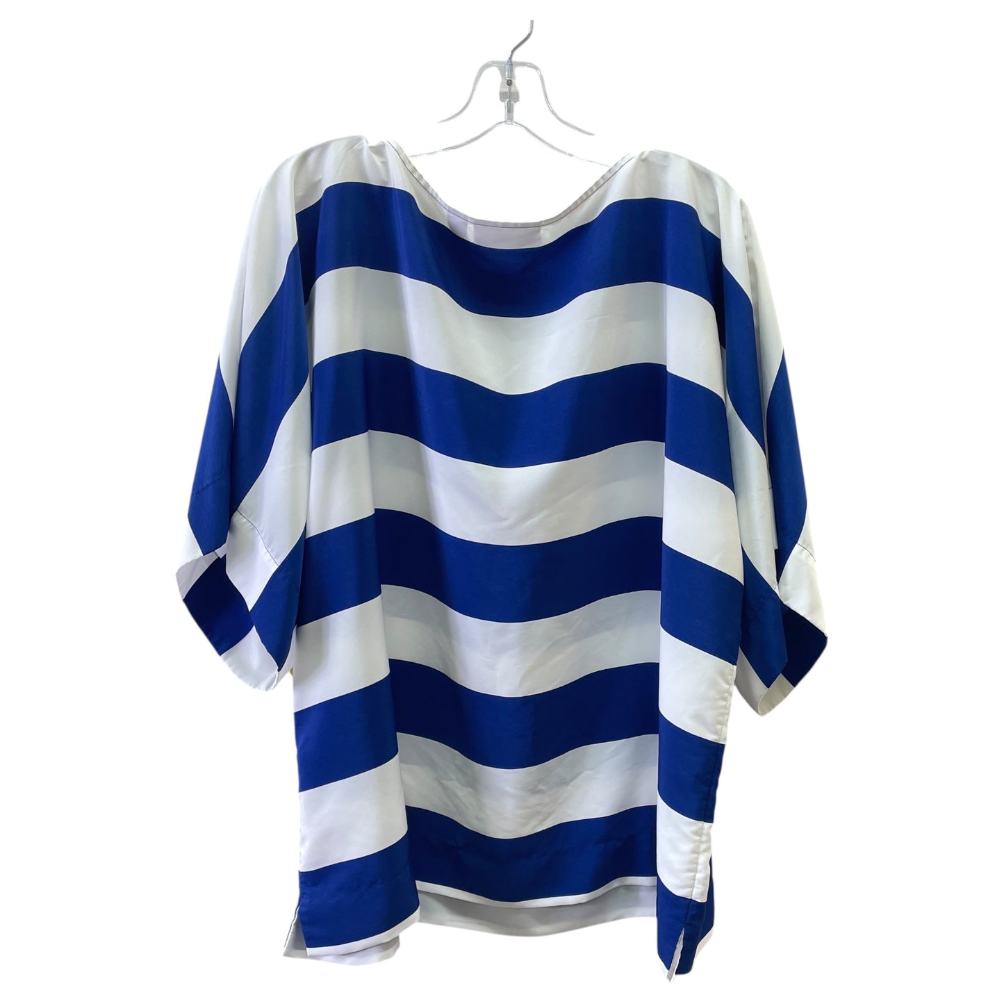 Top Ss By Chicos In Blue & White, Size:30