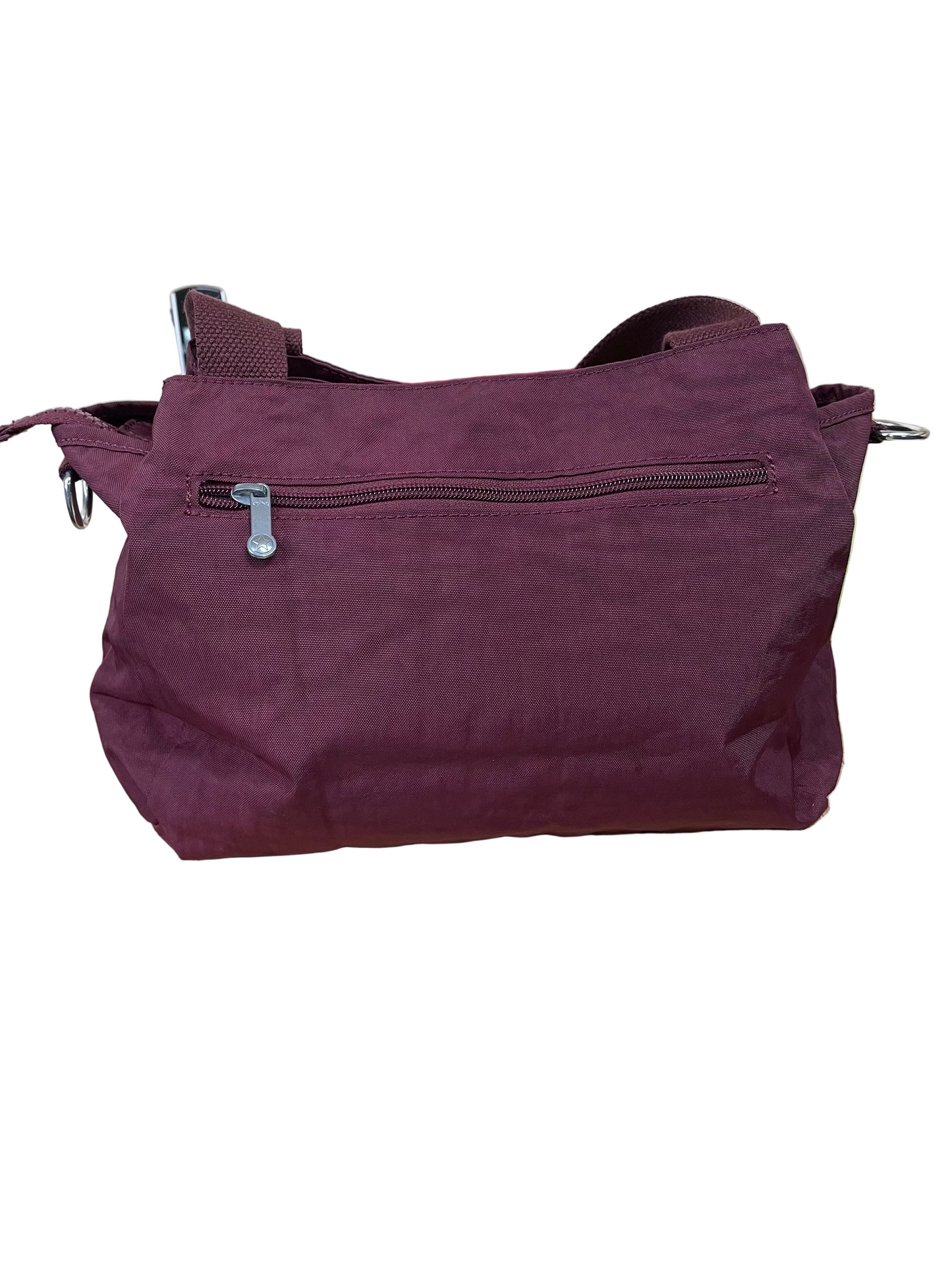 Handbag By Kipling In Maroon, Size:Medium