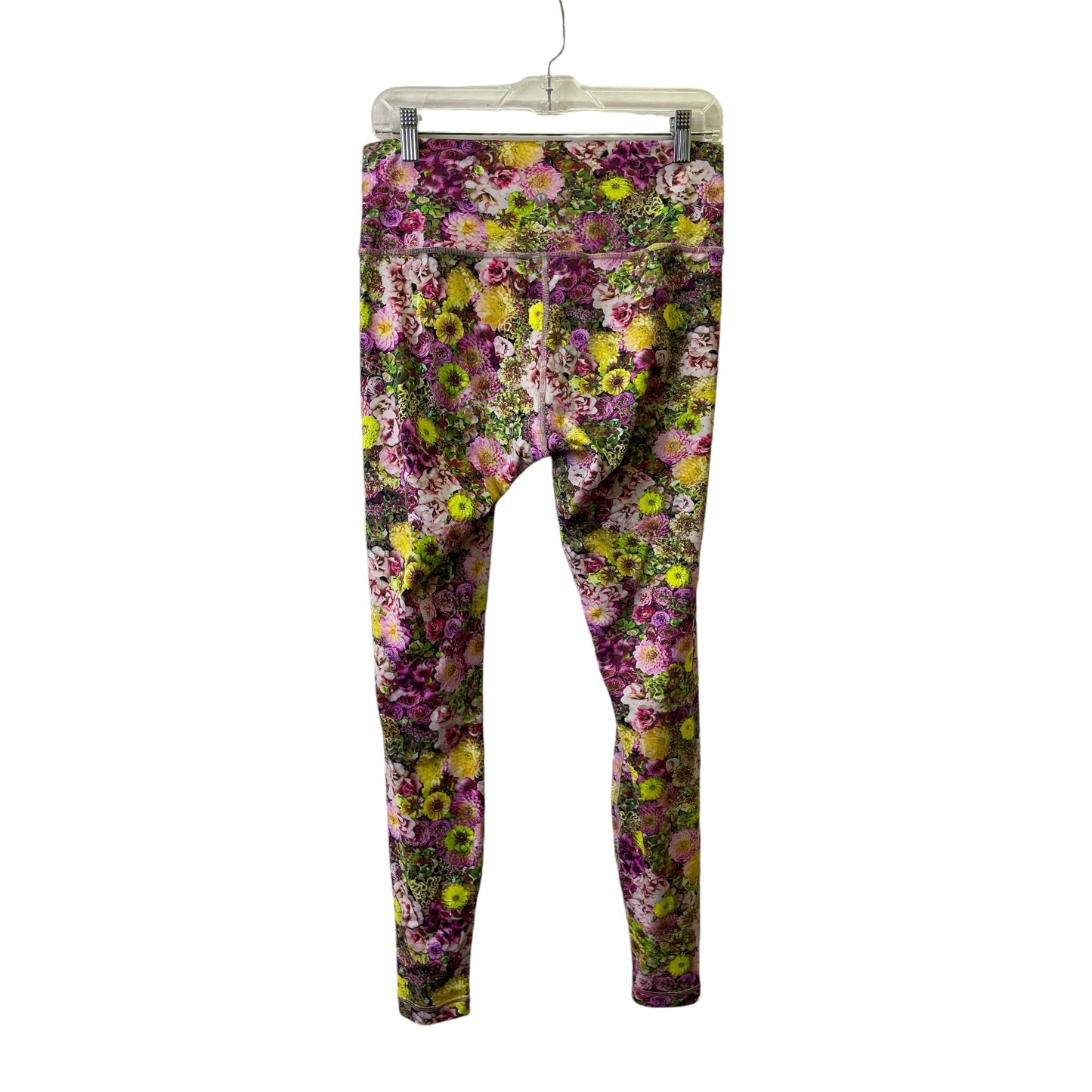 Athletic Leggings By Lululemon In Floral Print, Size:M