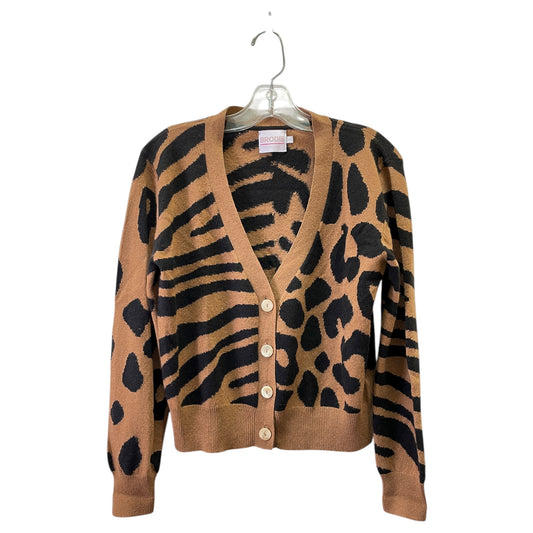 Sweater Cashmere By BRODIE CASHMERE In Animal Print, Size:S