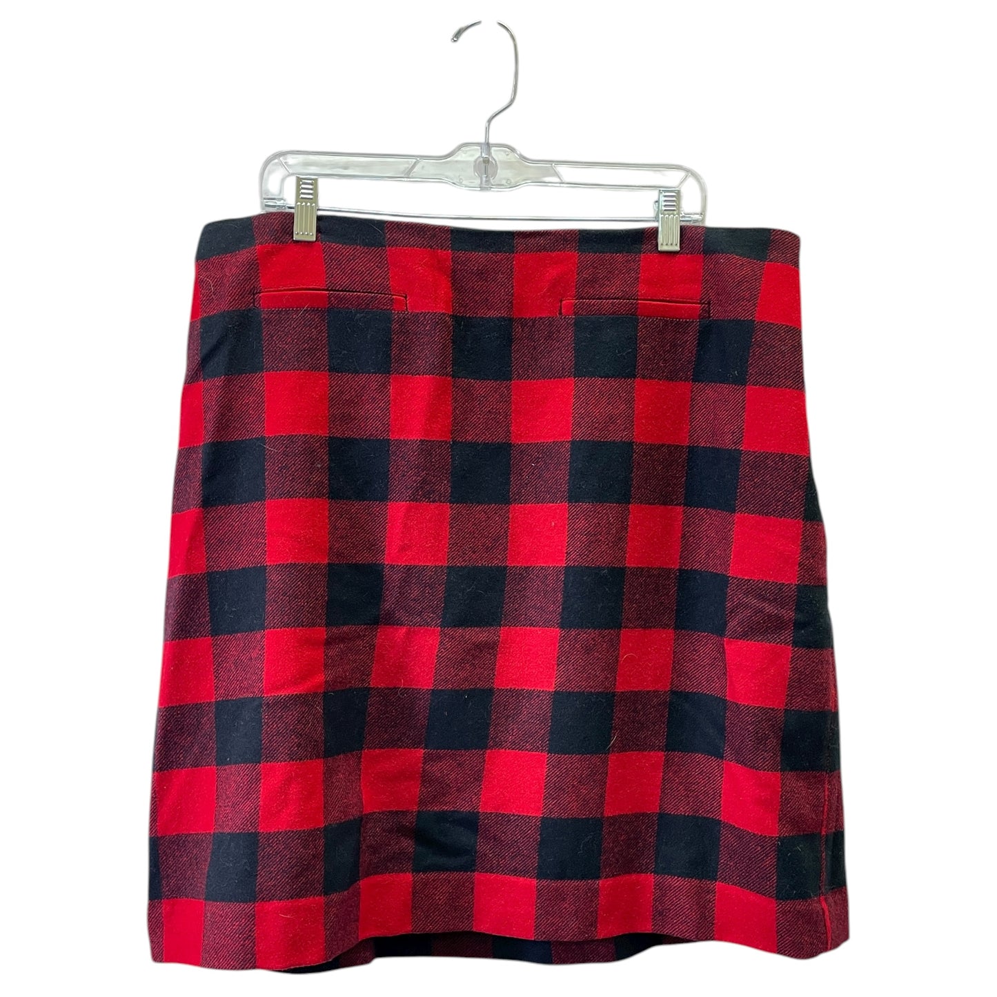 Skirt Mini & Short By Talbots In Black & Red, Size:16