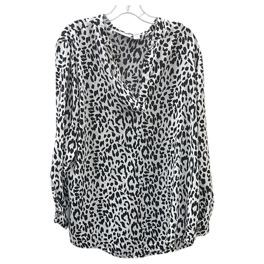 Top Ls By Chicos In Black & White, Size:Xl