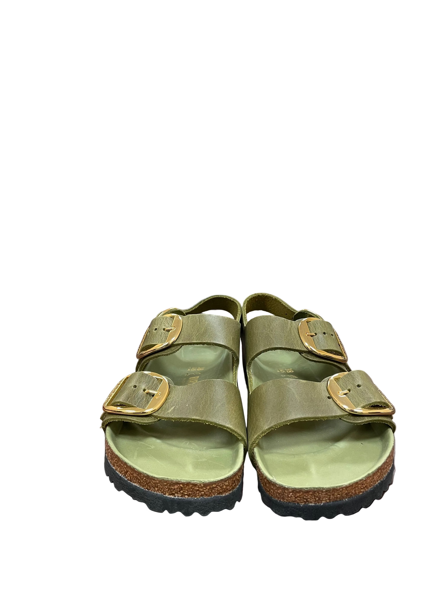 Sandals Flats By Birkenstock In Green, Size:7