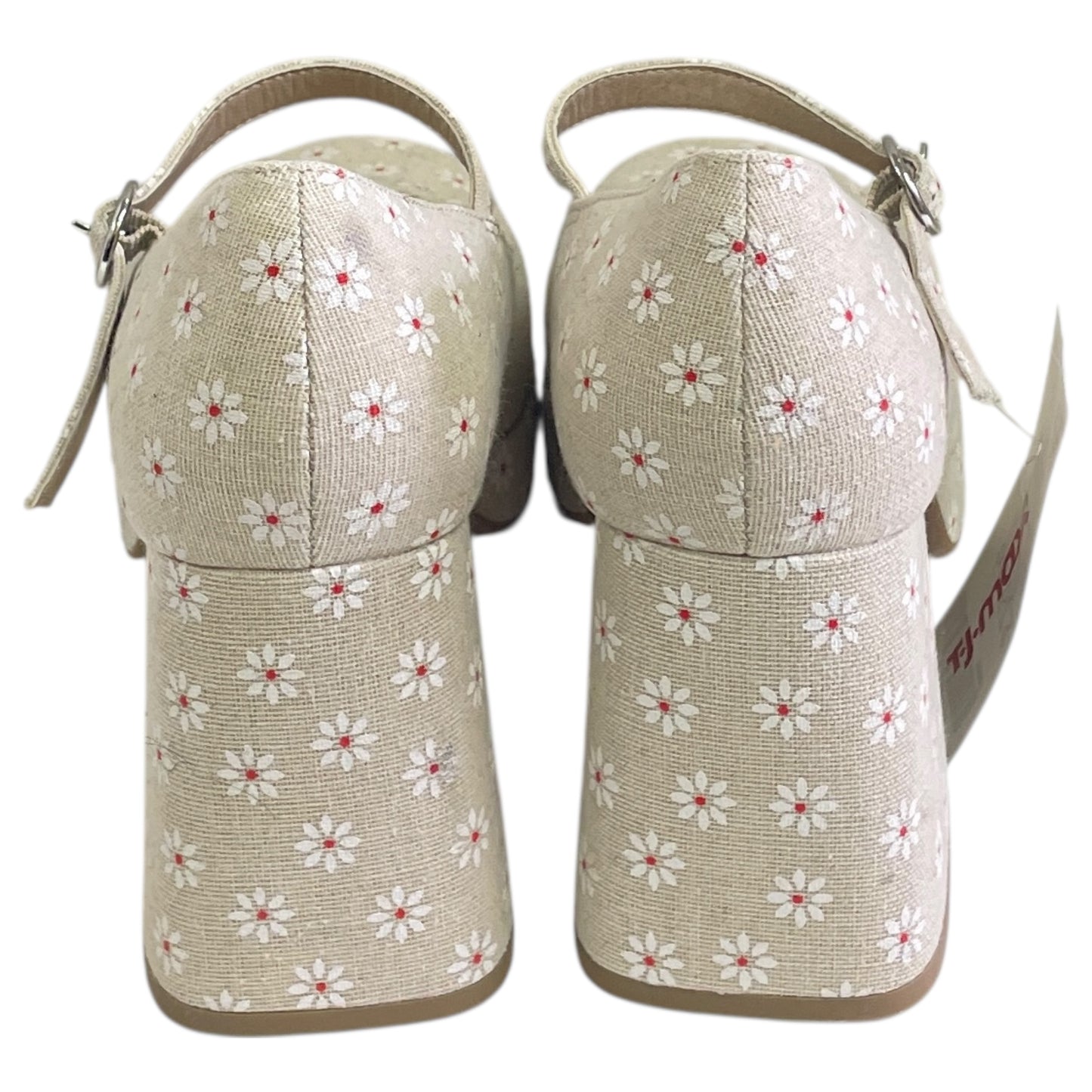 Shoes Heels Block By Madden Girl In Beige, Size:9