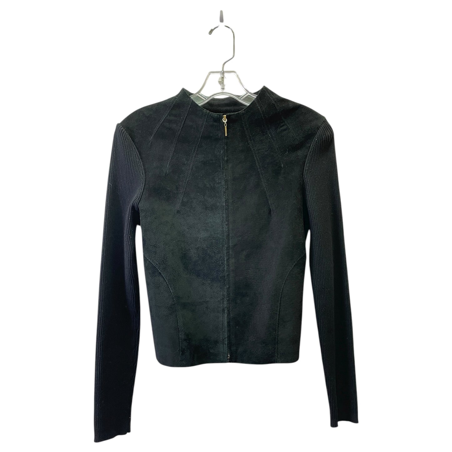 Jacket Leather By FROST In Black, Size:M