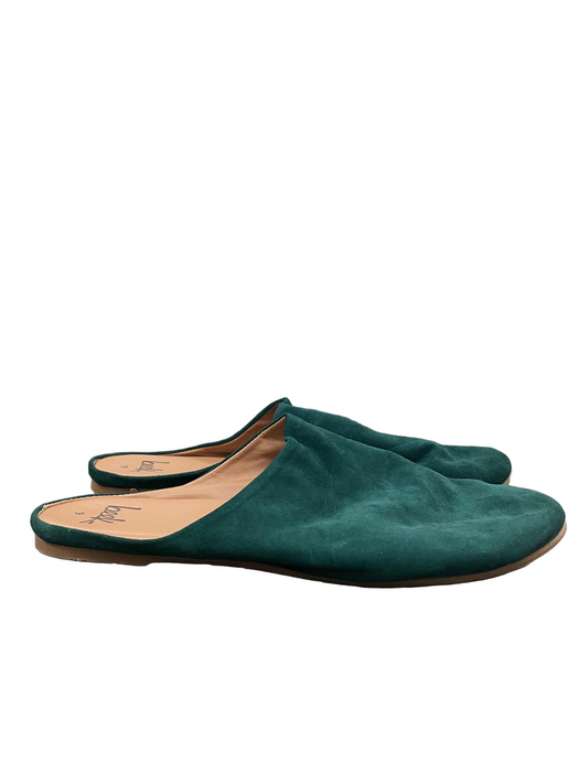 Shoes Flats By Beek In Green, Size:9