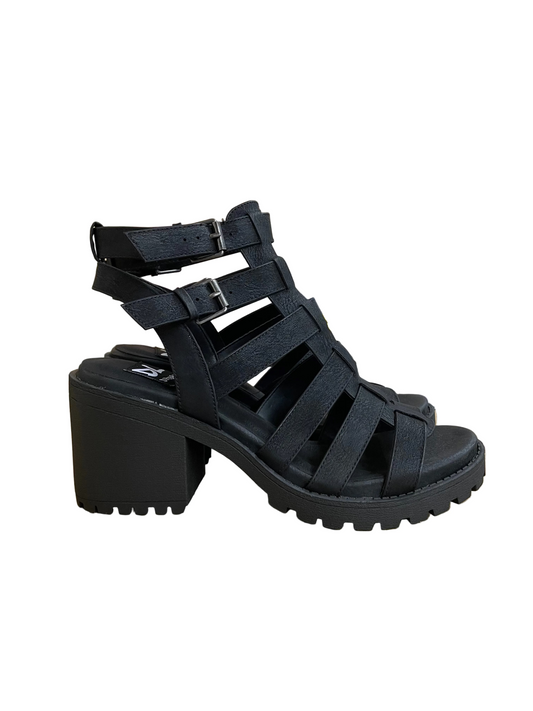 Sandals Heels Block By Dirty Laundry In Black, Size:9