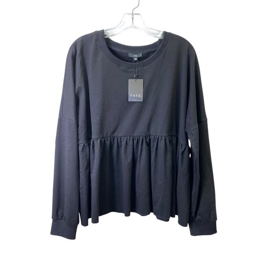TOP LS by FATE In BLACK, Size: L