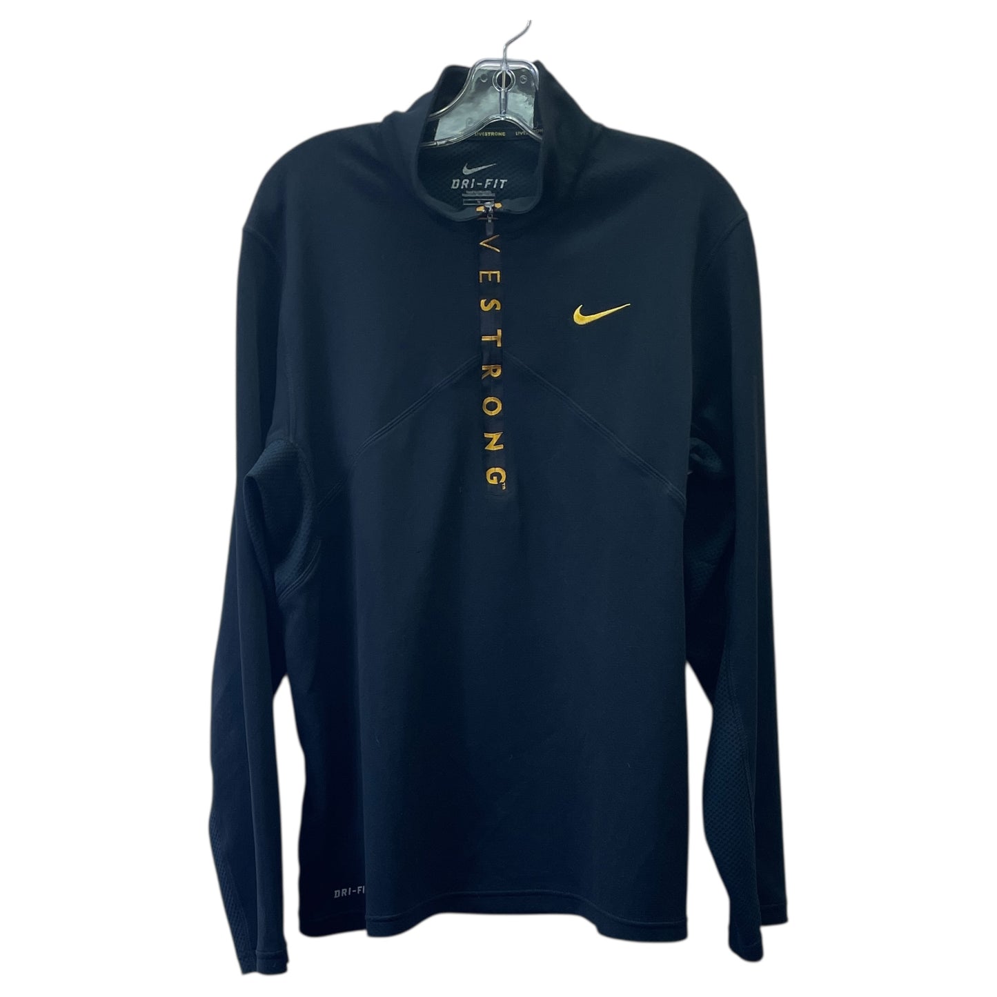 Athletic Sweatshirt Crewneck By Nike In Black, Size:L