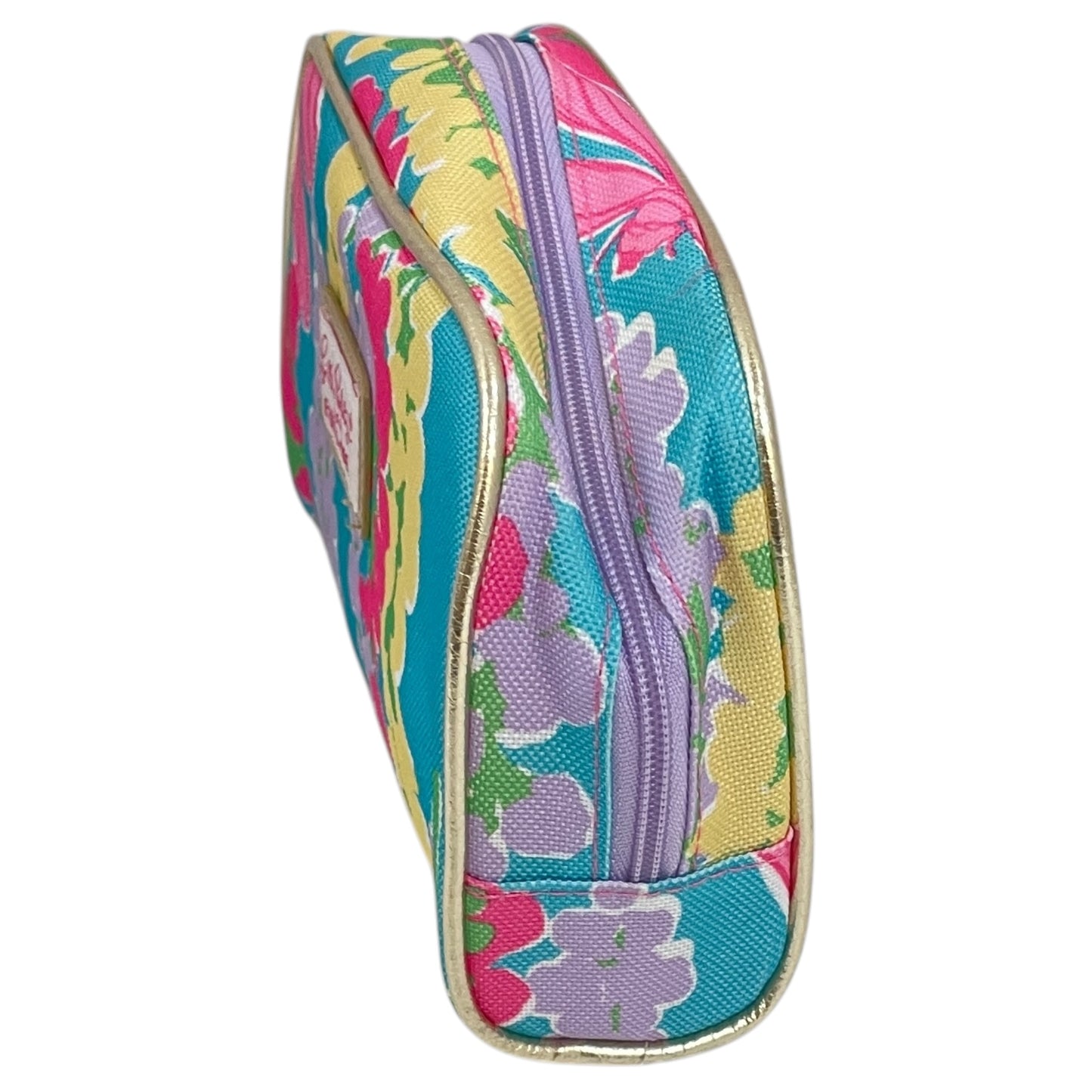 Makeup Bag Designer By Lilly Pulitzer In Floral Print, Size:Small