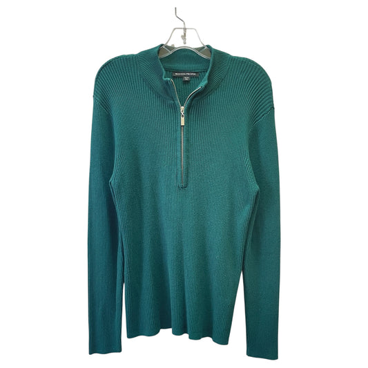 Sweater By Boston Proper In Green, Size:Xl