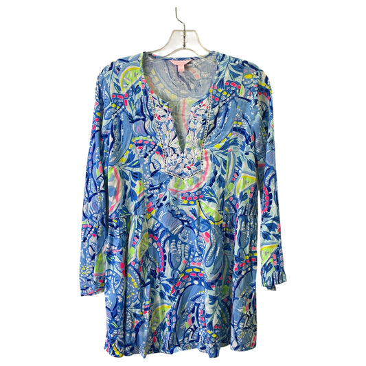 Dress Designer By Lilly Pulitzer In Blue, Size:S
