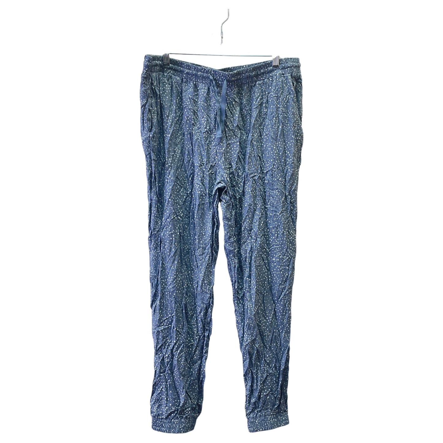 Pants Joggers By Como Vintage In Blue & White, Size:Xl