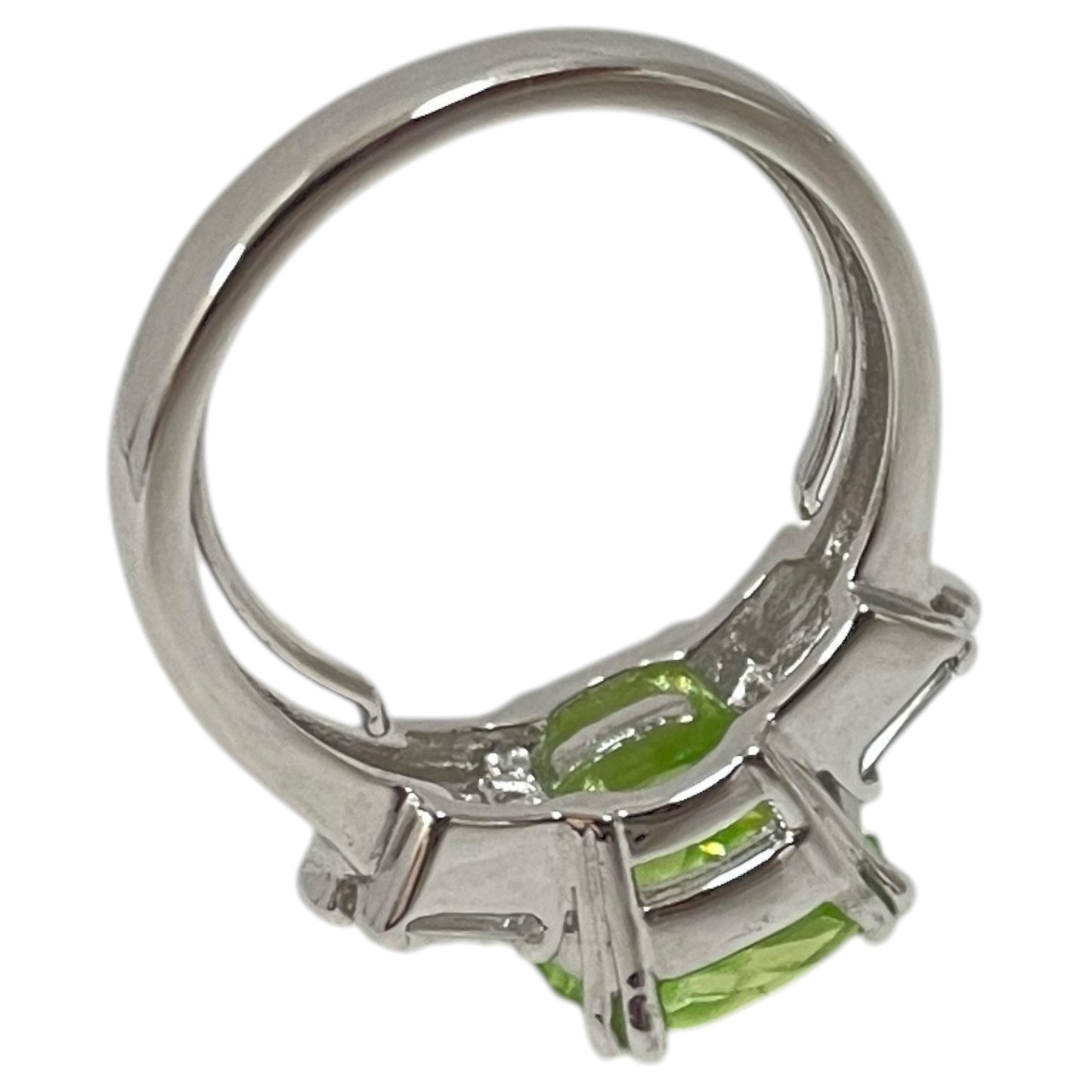 Ring Statement By Cme In Green, Size:9.5