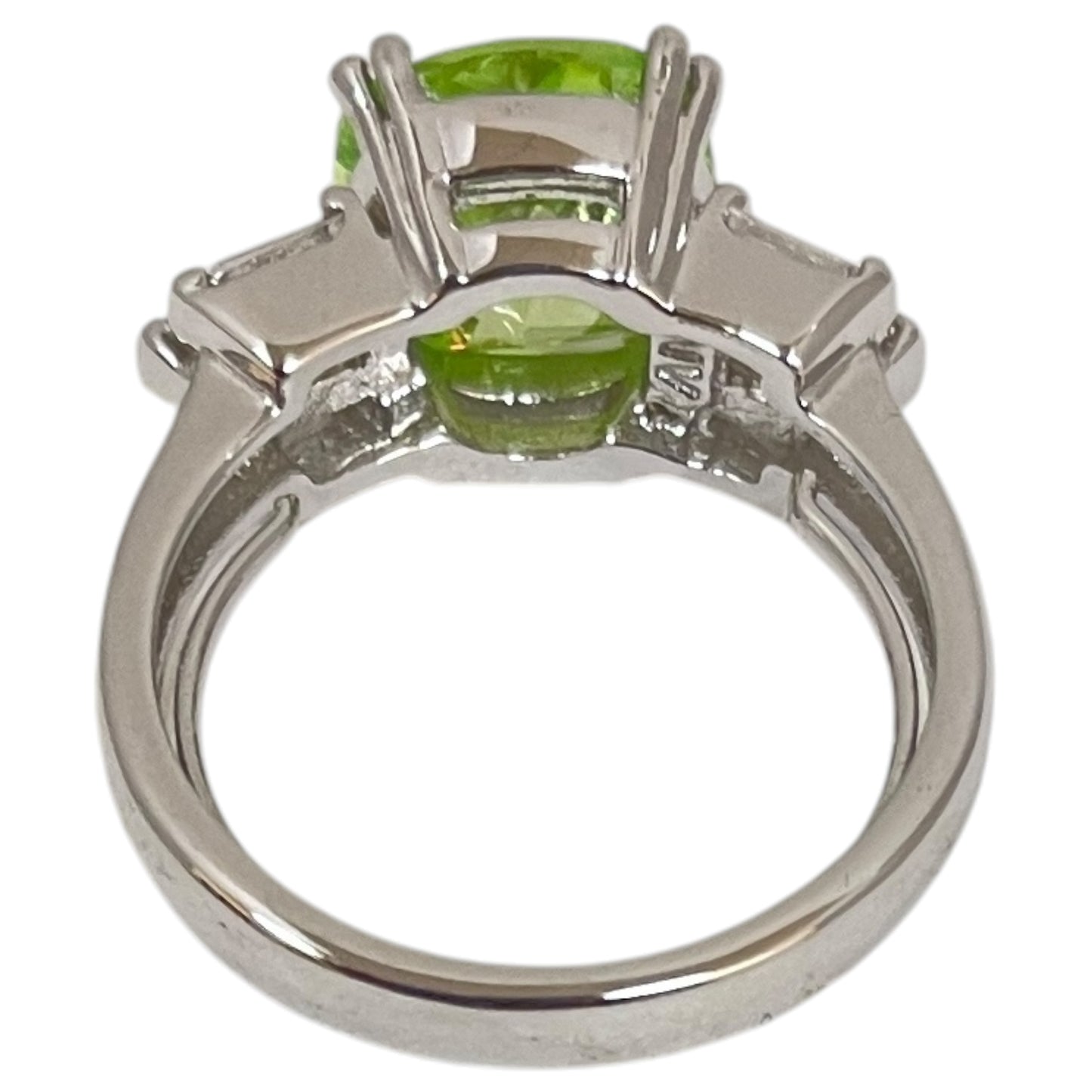 Ring Statement By Cme In Green, Size:9.5