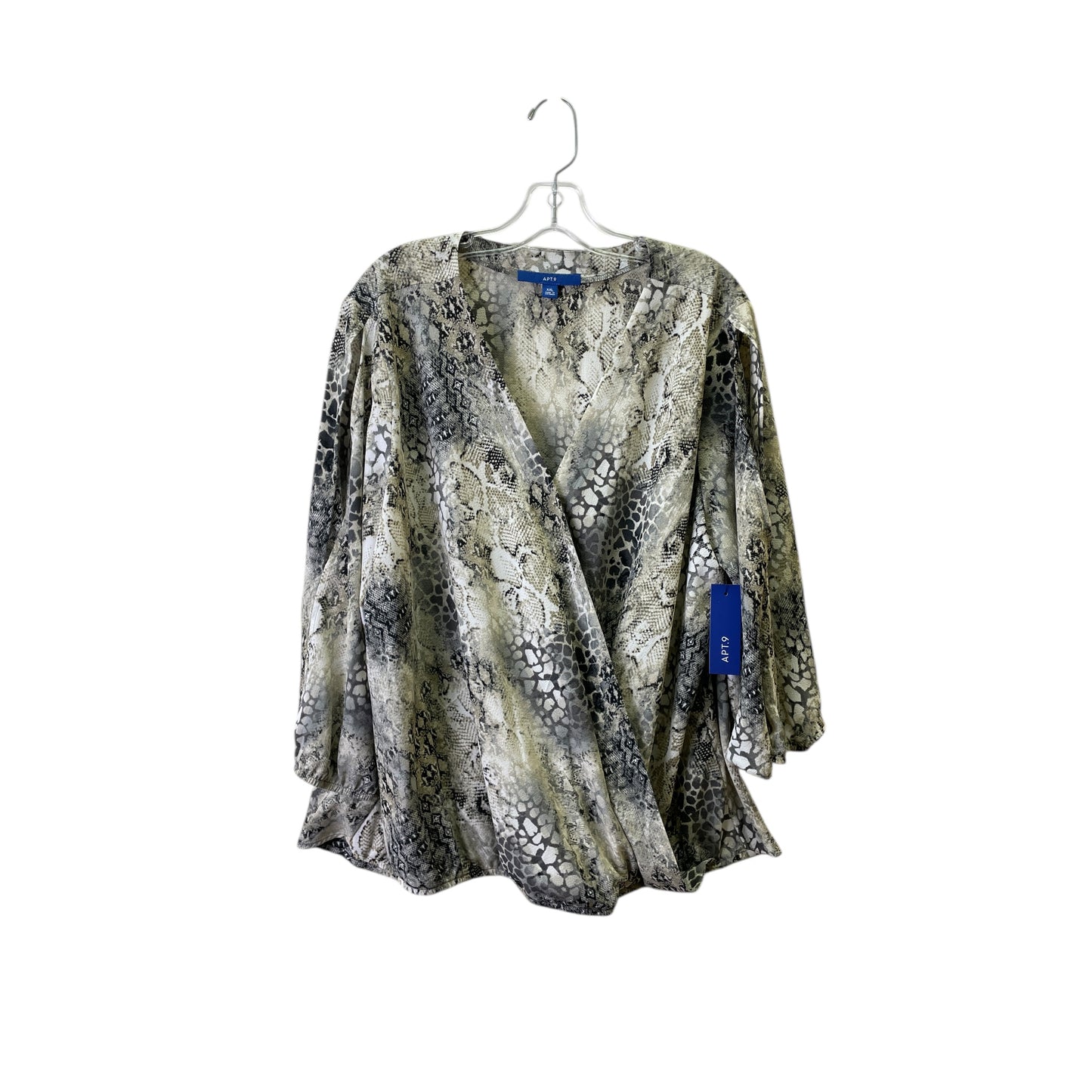 Top Ls By Apt 9 In Snakeskin Print, Size:1X