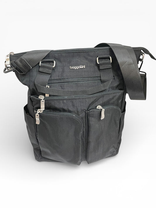 Handbag By Baggallini In Black, Size:Large